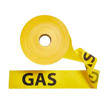 Markeringsbånd med tekst - Gas