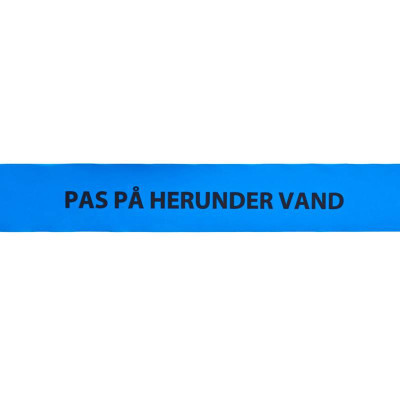 Markeringsbånd med tekst - Vand