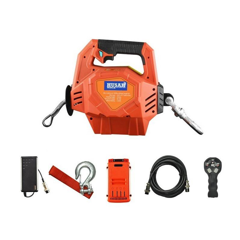 Trækspil - 450 kg - med batteri - transportabelt