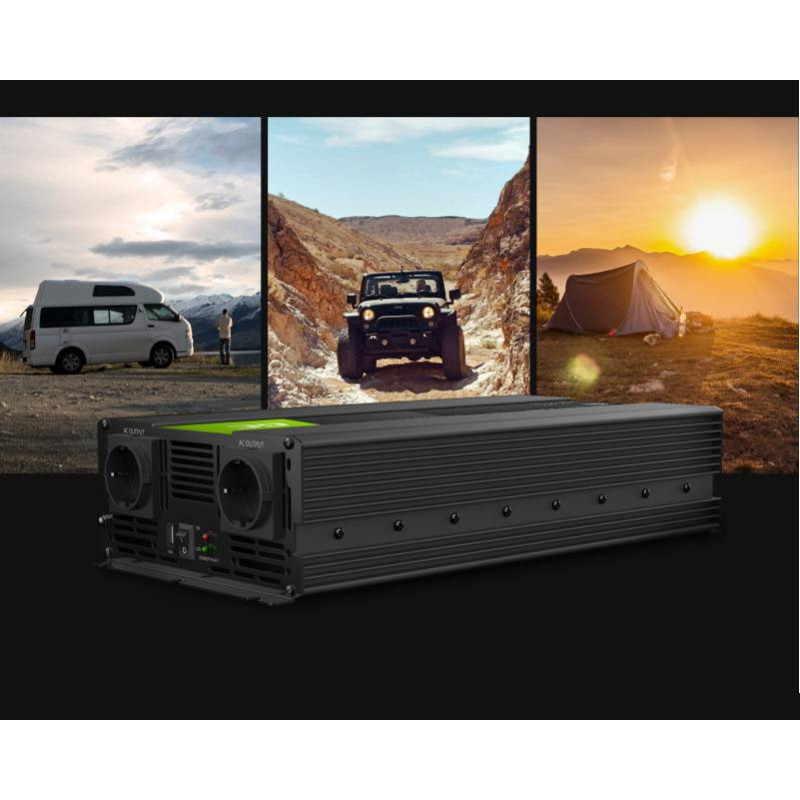 3000 watt Inverter DC 12V til AC 230V