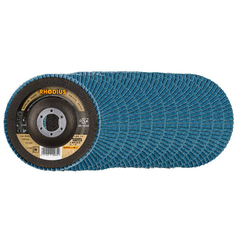  Flapskiver 10 stk. 125 mm - korn 40