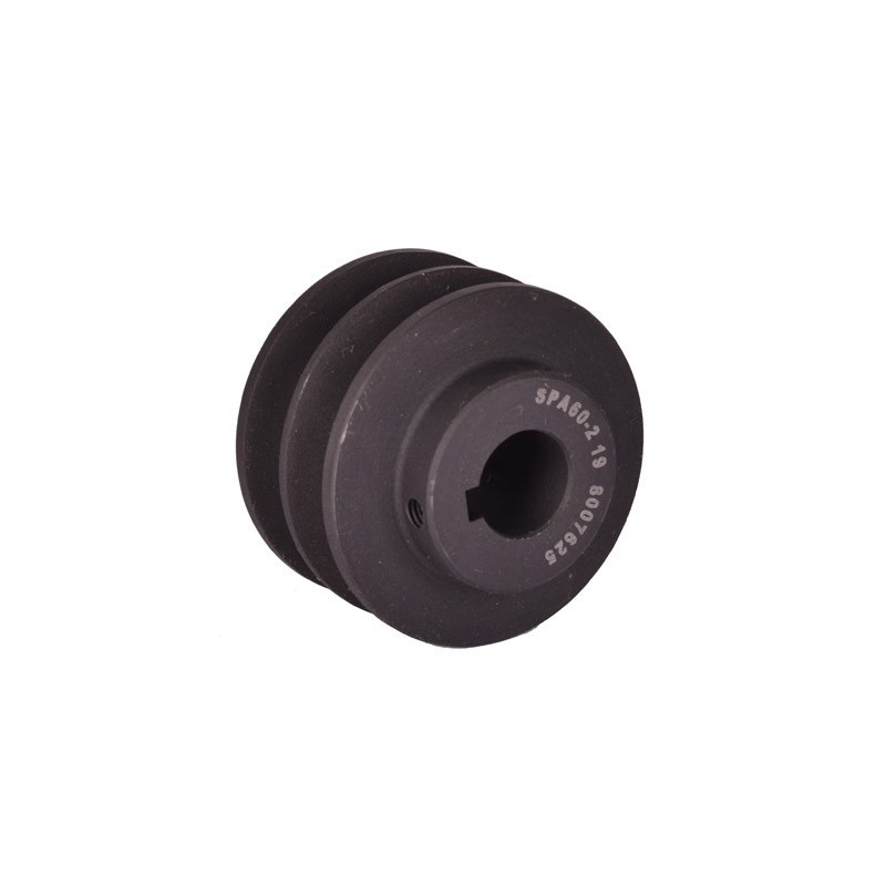 Remskive - 2 spor - Ø60 mm - 19 mm hul