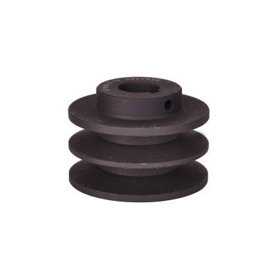 Remskive - 2 spor - Ø60 mm - 19 mm hul