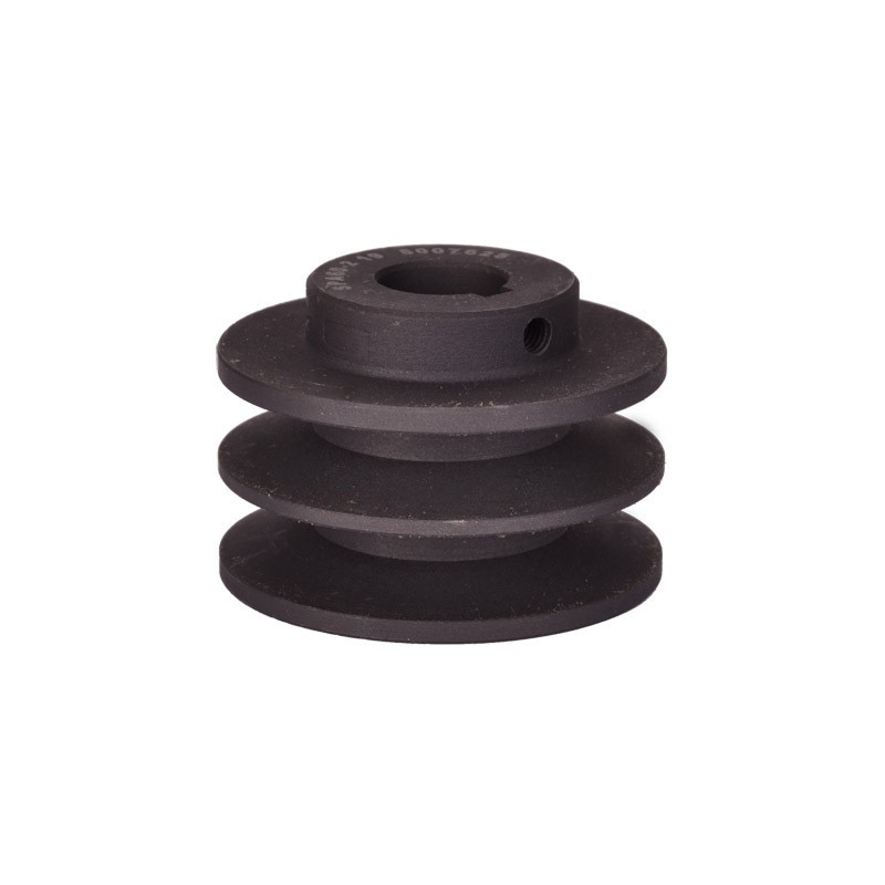 Remskive - 2 spor - Ø60 mm - 19 mm hul