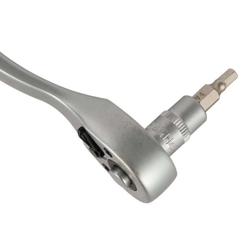 Hyundai 1/4" Topnøgle & bitssæt 27 dele