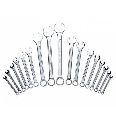 Ringgaffelnøgler - 17 dele - 8-32 mm