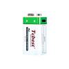Opladeligt 9 volt batteri - USB stik