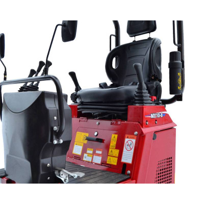 Minigraver 1000 kg - drejelig arm - B&S benzinmotor