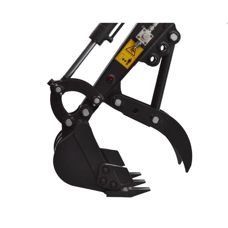 Minigraver 1000 kg - drejelig arm - B&S benzinmotor