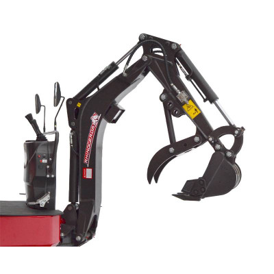 Minigraver 1000 kg - drejelig arm - B&S benzinmotor