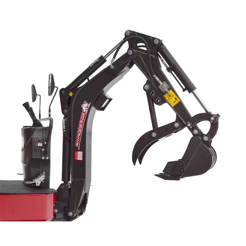 Minigraver 1000 kg - drejelig arm - dieselmotor