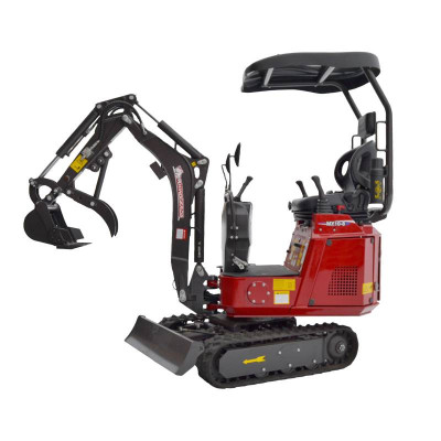 Minigraver 1000 kg - drejelig arm - dieselmotor