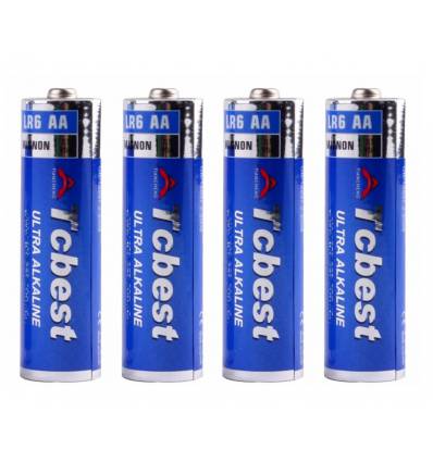 Alkaline batterier - AA - pakke med 4 stk.