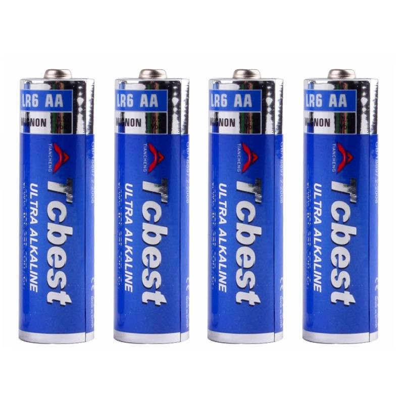 Alkaline batterier - AA - pakke med 4 stk.