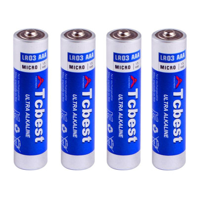 Alkaline batterier - AAA - pakke med 4 stk.