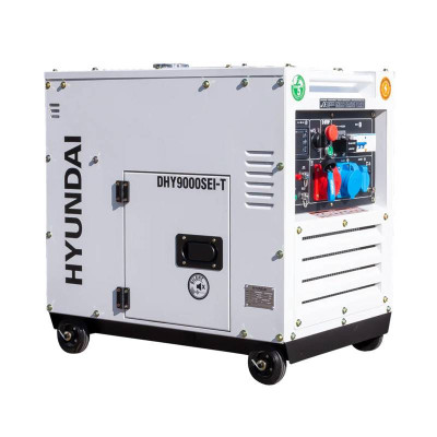 Hyundai Diesel Digital Generator 9.000 watt - lydsvag