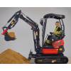 Minigraver - 1,9 tons - Yanmar dieselmotor