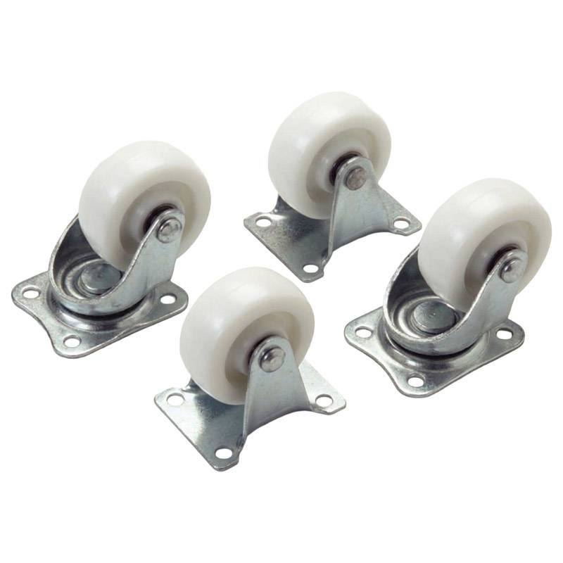 Transporthjul - Ø40 mm -  4 stk. - nylon