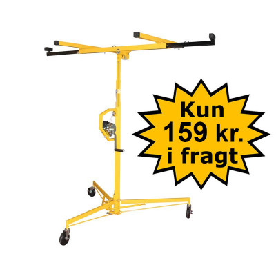Gipshejs 335 cm - med dobbelt wire - billig fragt i DK