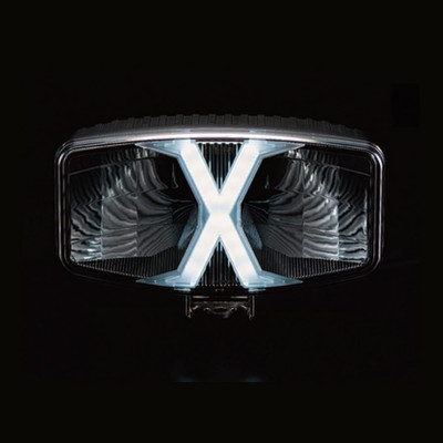 Projektør/kørelys LED 33 watt - med X kørelys - 12/24 volt