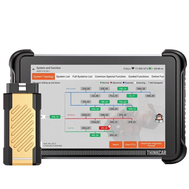 Fejlkodelæser med bluetooth, WiFi, touchscreen mm.
