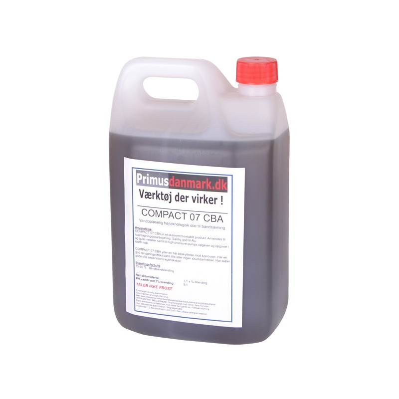 Skæreolie/Kølemiddel Compact 07 CBA 2,5 liter