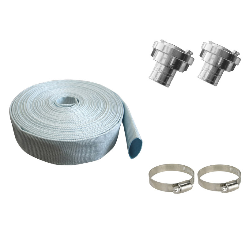 Brandslange 2" 20 m + 2 Storz koblinger - pakke