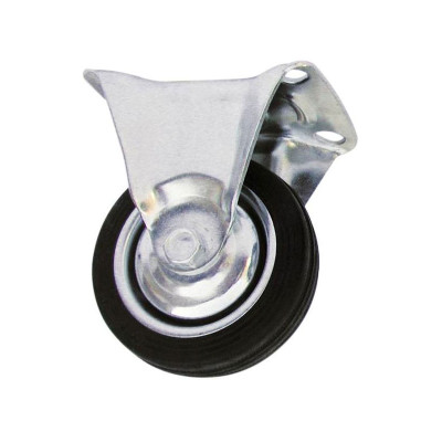 Transporthjul ø 75 mm hård gummi