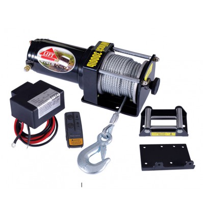 Trækspil 12 volt 1350 kg trådløs fjernbetjening