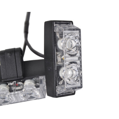 Blitzlys orange med 8 lamper + fjernbetjening
