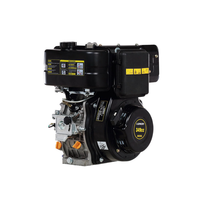 Dieselmotor  7 hk med elstart + forvarme
