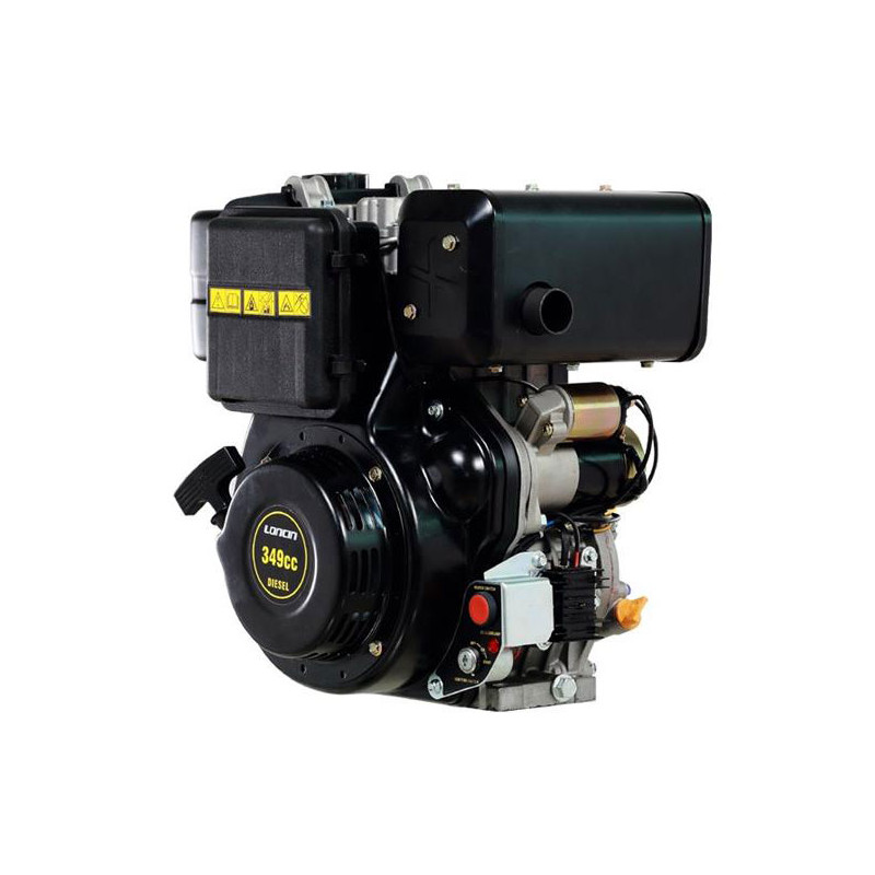Dieselmotor  7 hk med elstart + forvarme