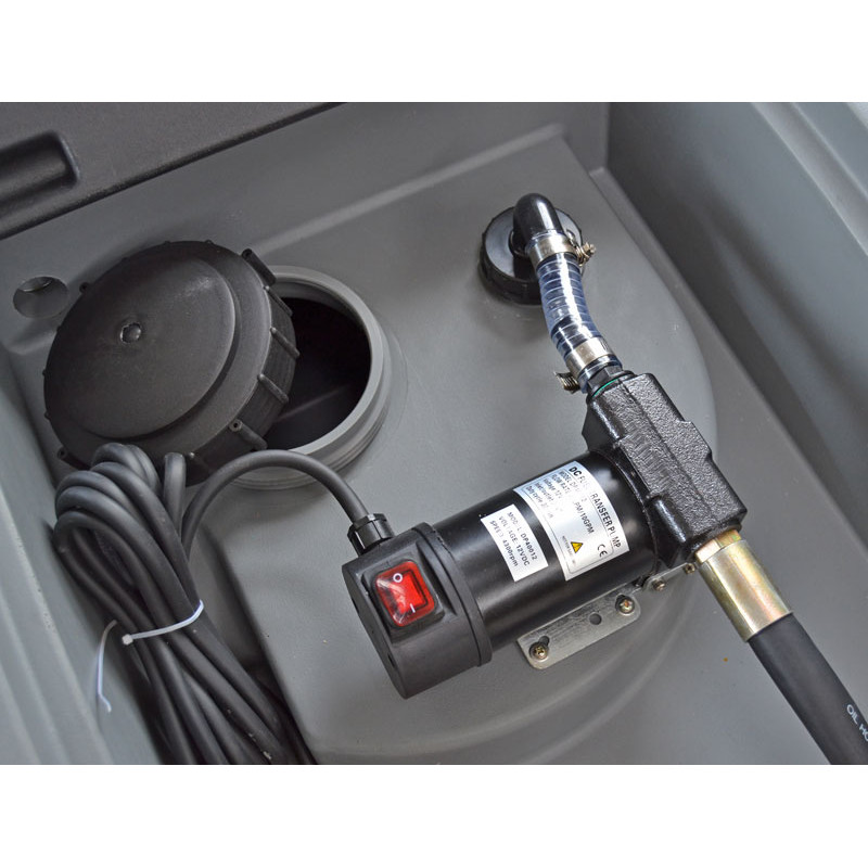 Dieseltank - ladtank - med pumpe/slange 200 liter
