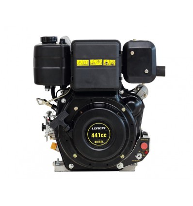 Dieselmotor 10 hk med forvarme 25,4 aksel