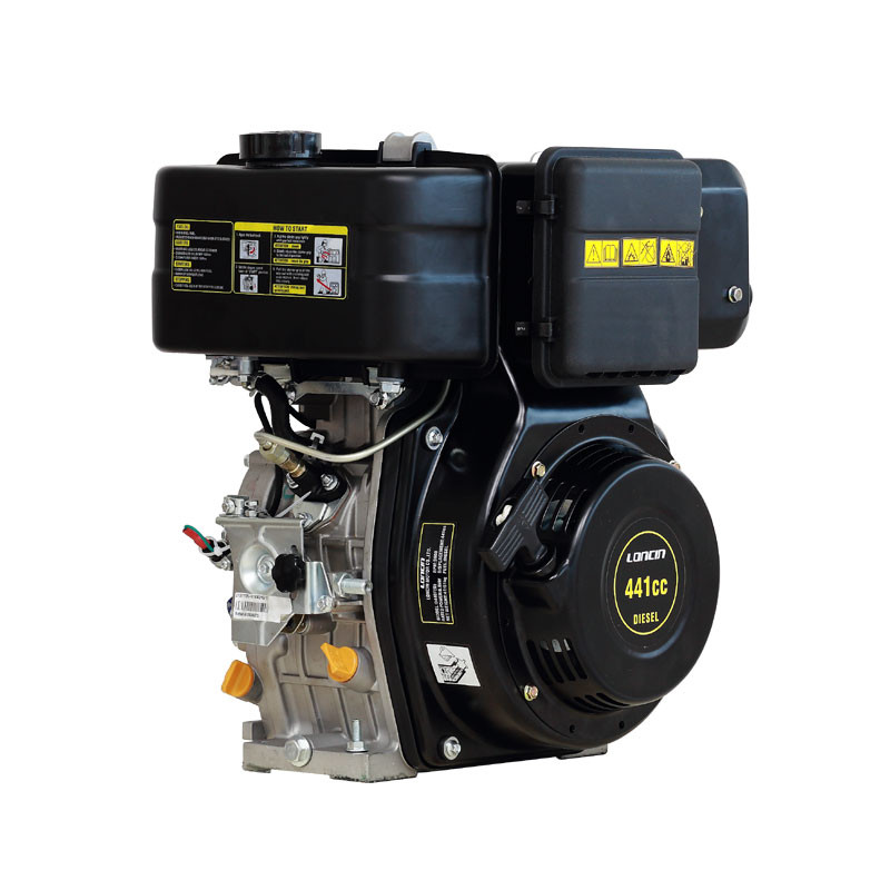Dieselmotor 10 hk med forvarme 25,4 aksel