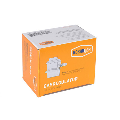 _ Kosan regulator til gas - lavtryk - med studs