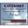 Gavekort 750 kr.