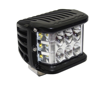 Arbejdslampe 27 watt med CREE LED og sidelys