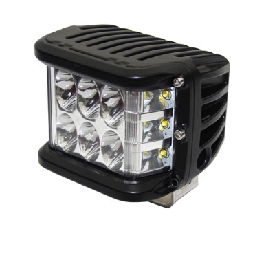 Arbejdslampe 27 watt med CREE LED og sidelys