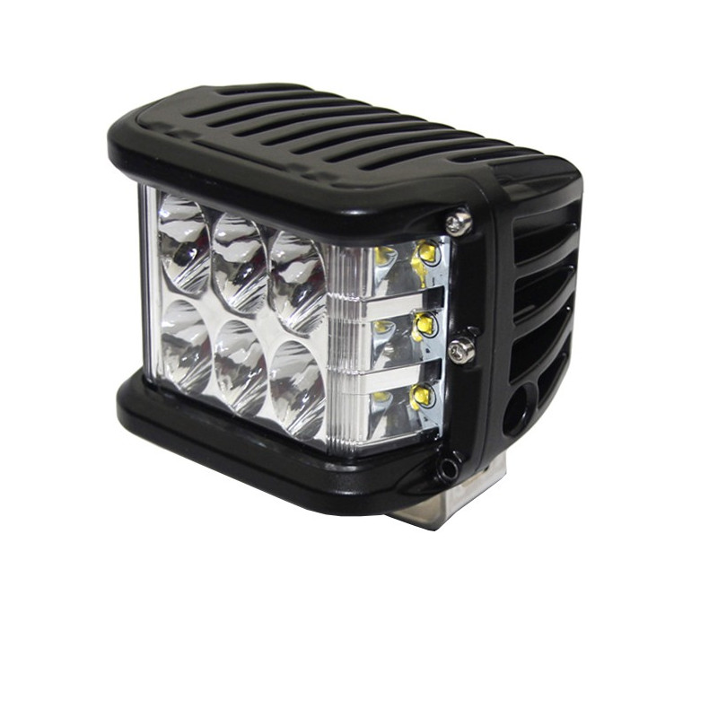Arbejdslampe 27 watt med CREE LED og sidelys