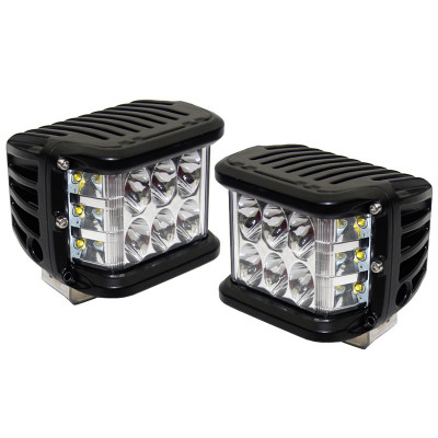 Arbejdslampe 27 watt med CREE LED og sidelys