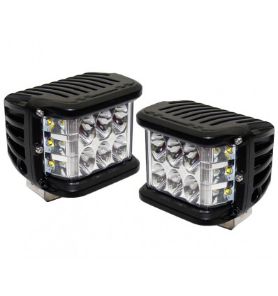Arbejdslampe 27 watt med CREE LED og sidelys