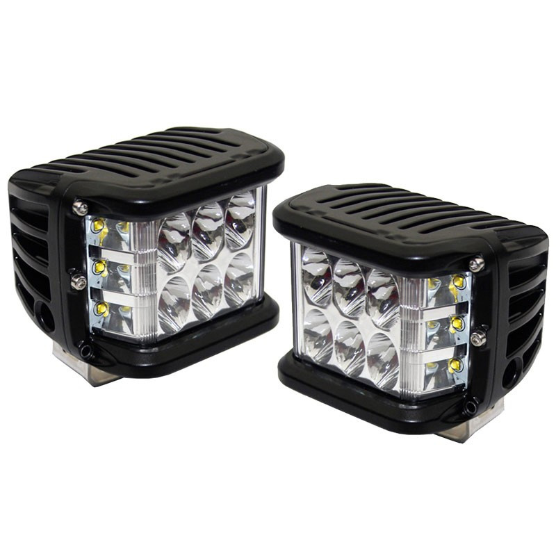 Arbejdslampe 27 watt med CREE LED og sidelys