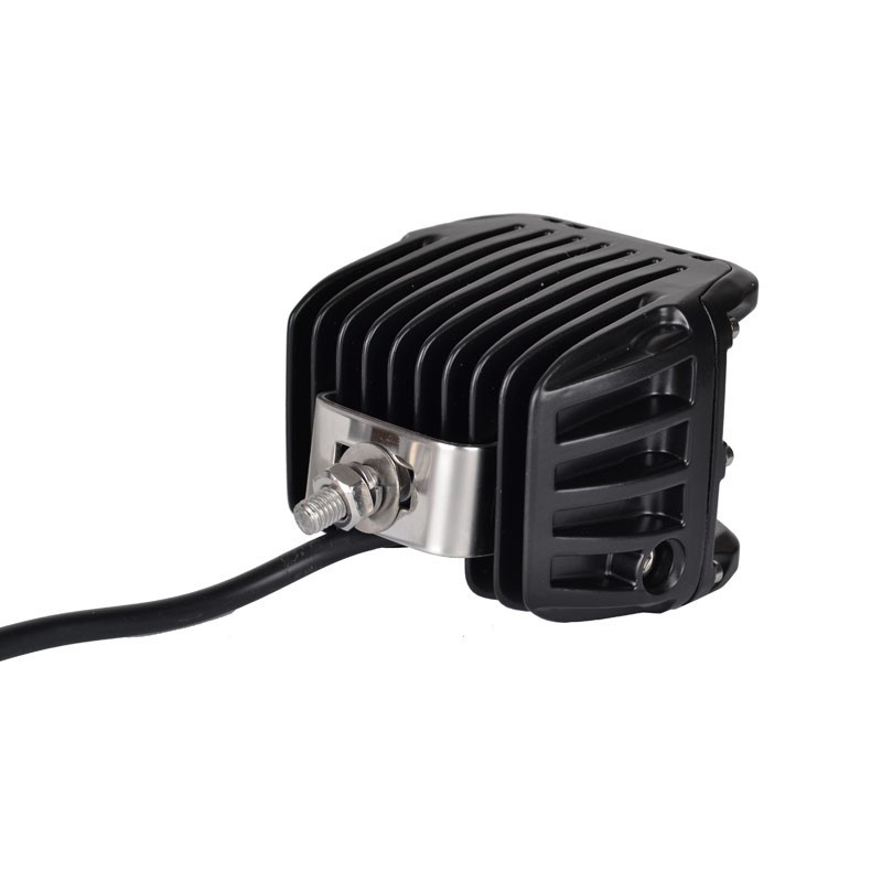 Arbejdslampe 27 watt med CREE LED og sidelys