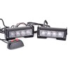 2 x LED Blitzlys med beslag