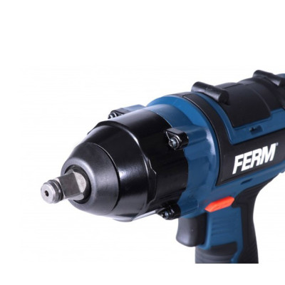 FERM Slagnøgle med 18 volt  4,0 Ah batteri