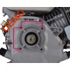 6,5 hk benzinmotor 19 mm aksel m/elstart.