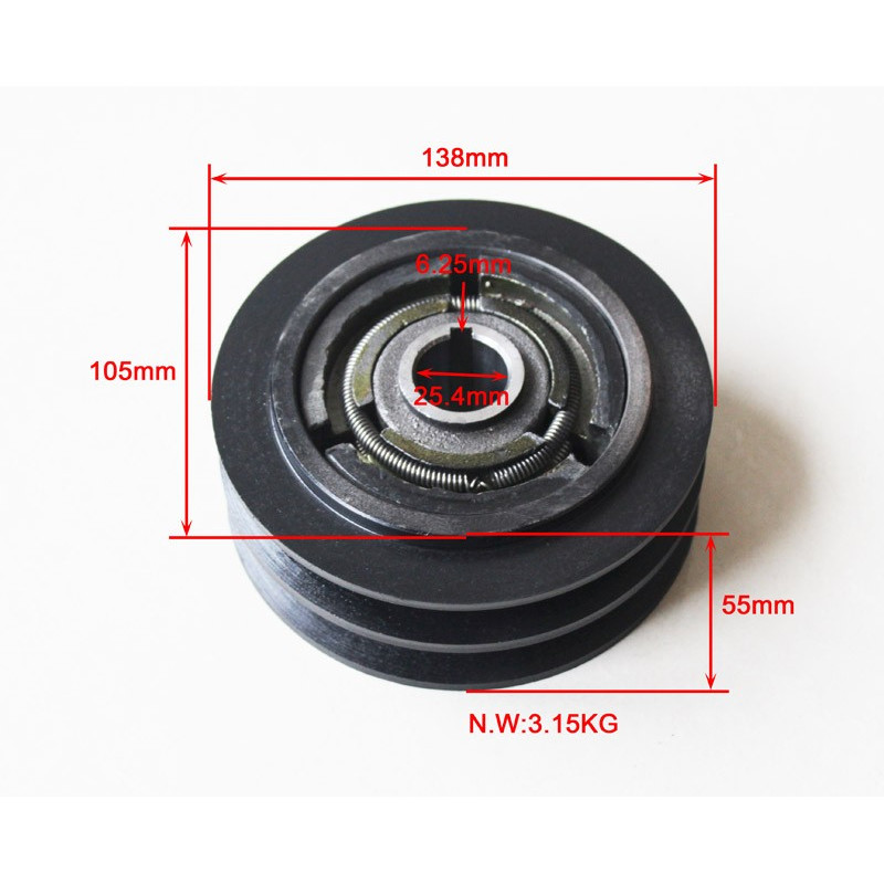 Slyngkobling heavy duty 25,4 mm hul