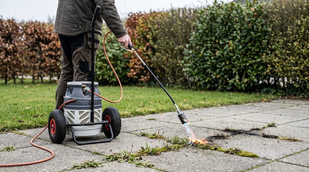 Fjern ukrudt mellem fliser: De bedste metoder til en ren terrasse